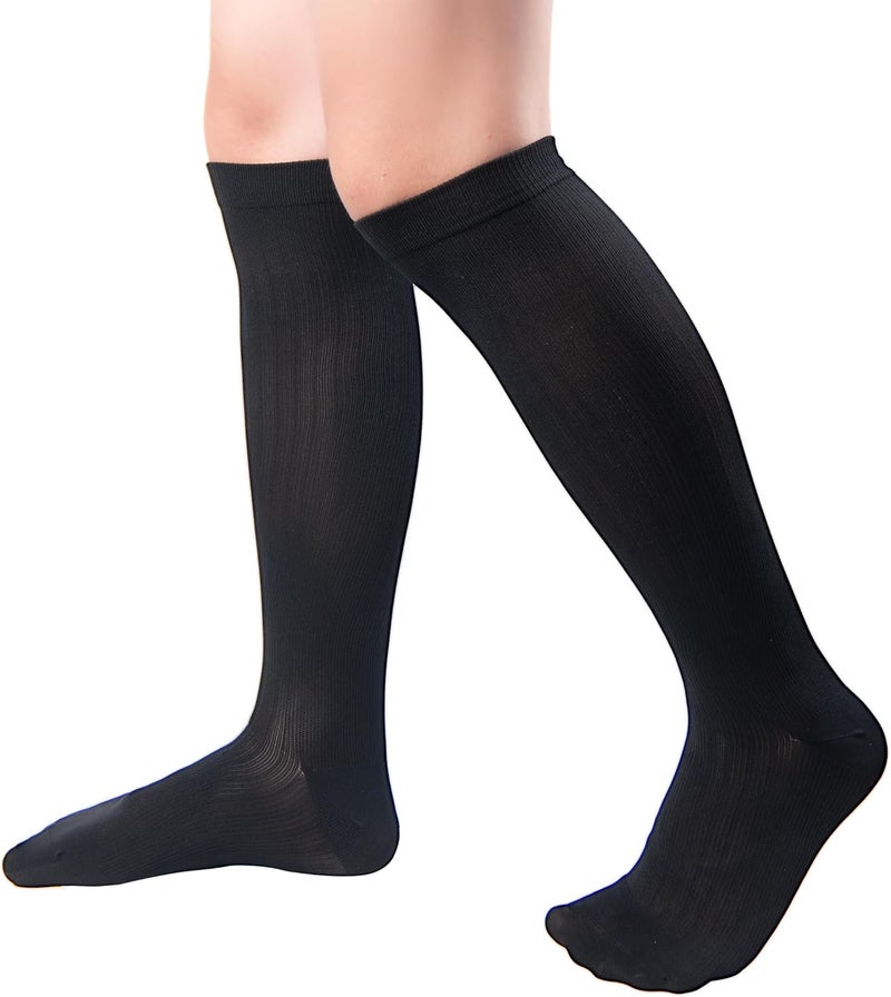 Y2Y2 Knee High 8-15 mmHg Graduated Compression Socks 3-Pack - Image 3